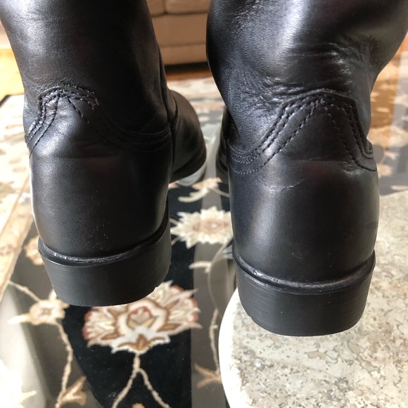 SOLD- Ariat, Women’s 7.5, Black Leather Roper Boots, GUC - Picture 5 of 16